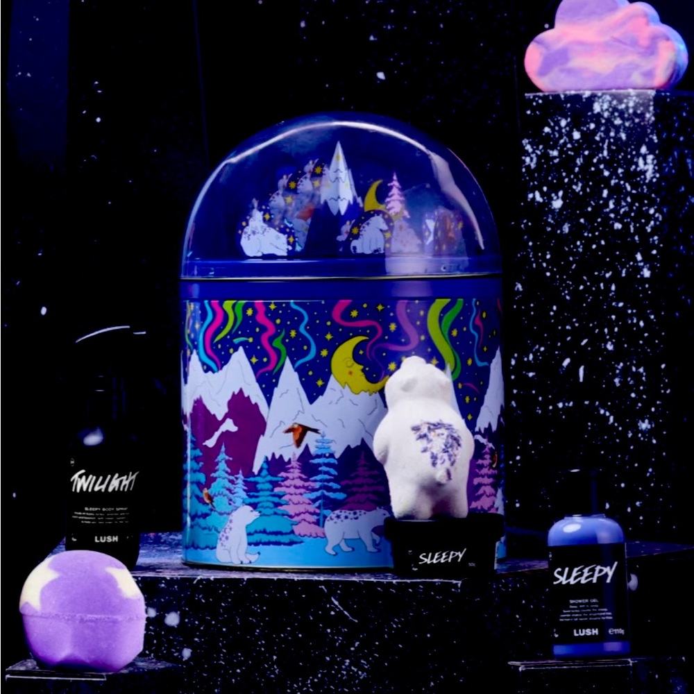 New LUSH Dreamland Sleepy Music Box Bath Bomb Gift Set